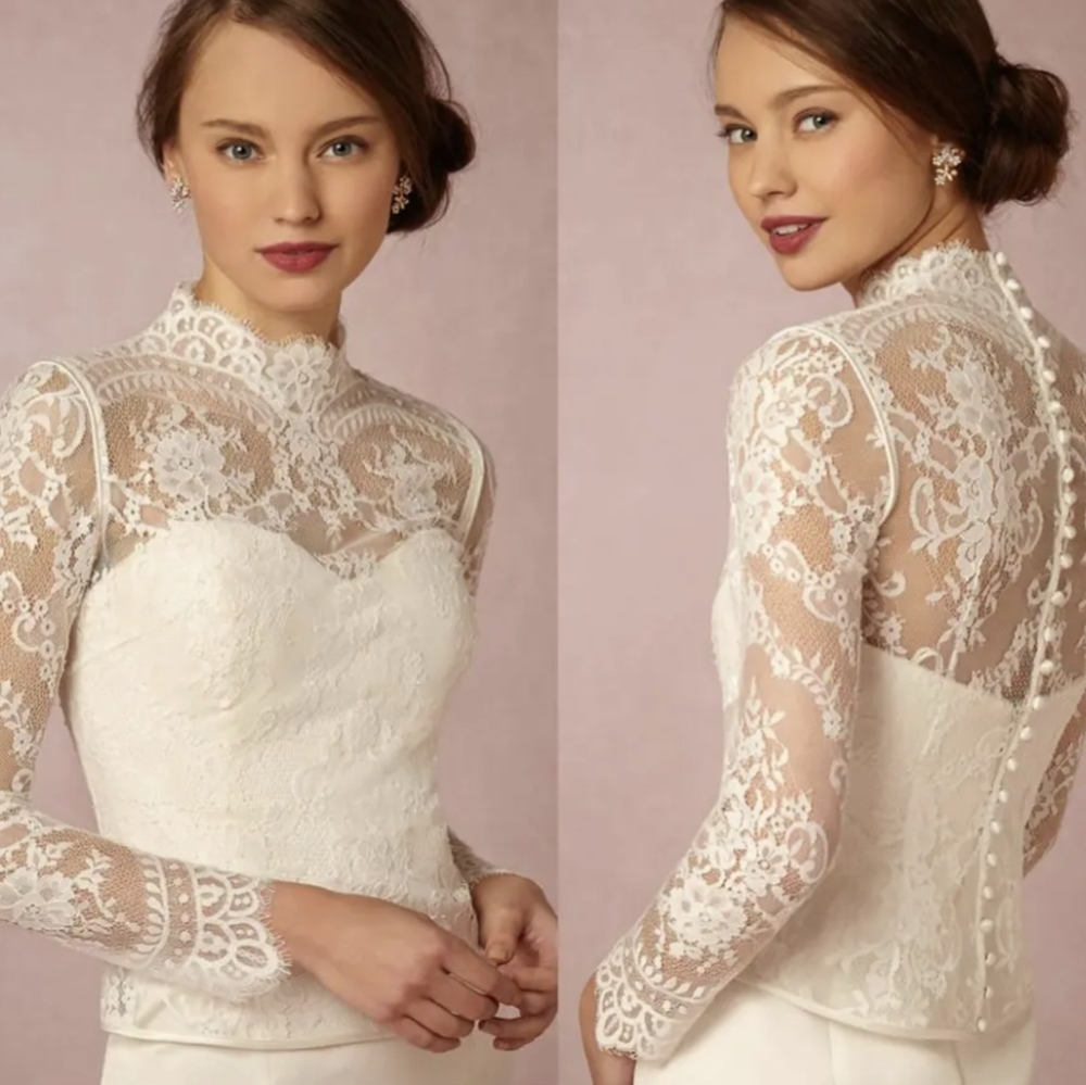 Lace bolero top, size medium
